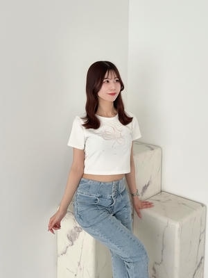 ビジューミニTシャツ