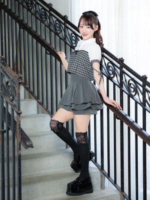 ダブルフレアショートパンツ