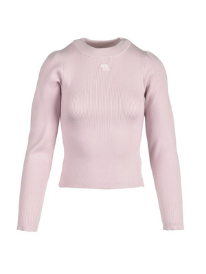 Logo Point Rib Knit