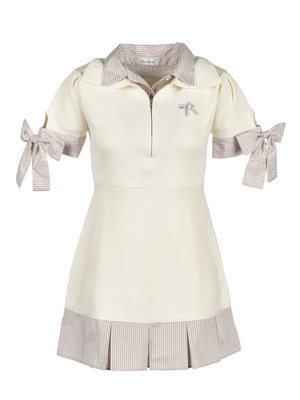 Shirt Docking Knit Onepiece